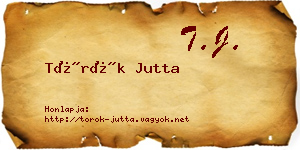 Török Jutta névjegykártya